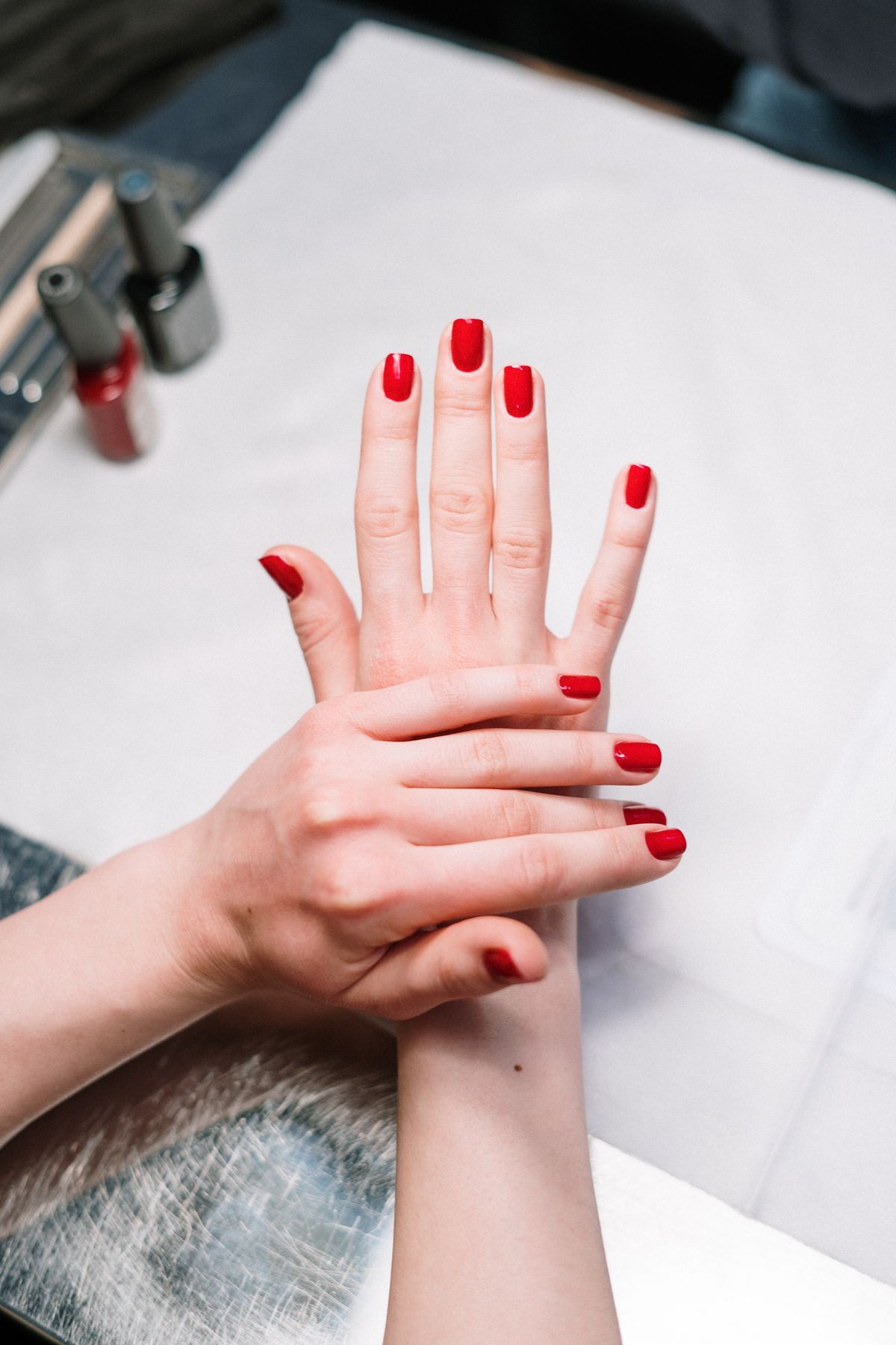 Gel manicure at Polishedbyphelisia, Brooklyn